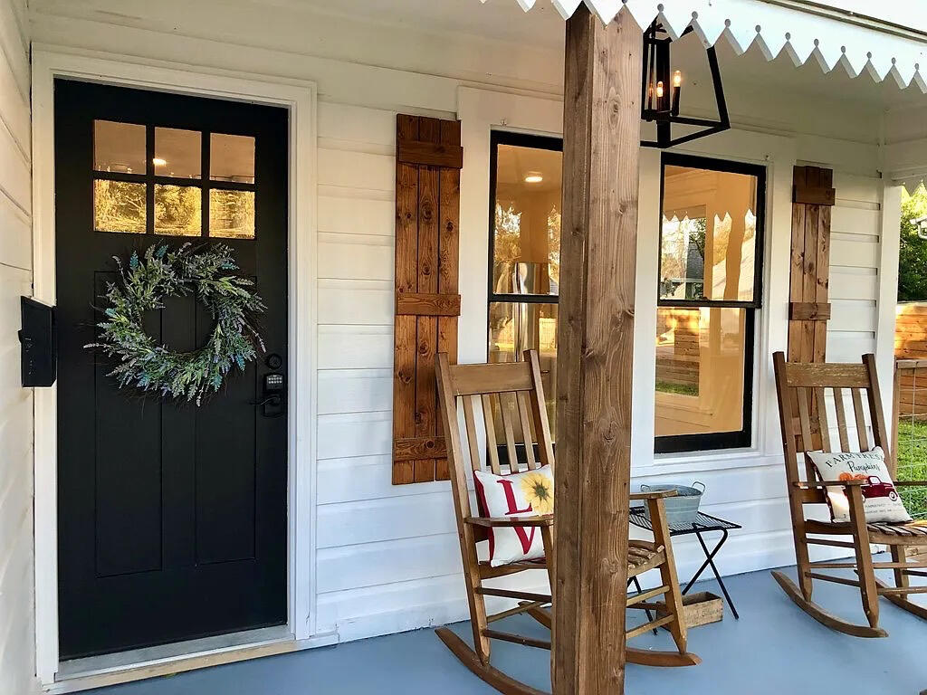 Exterior repaint in the Fredericksburg historic district.